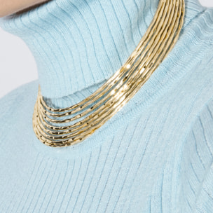 Collar Kaku acabado oro amarillo 18k