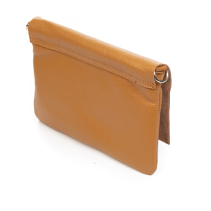 Andorno borsa a tracolla donna. Pelle autentica finitura Dollaro