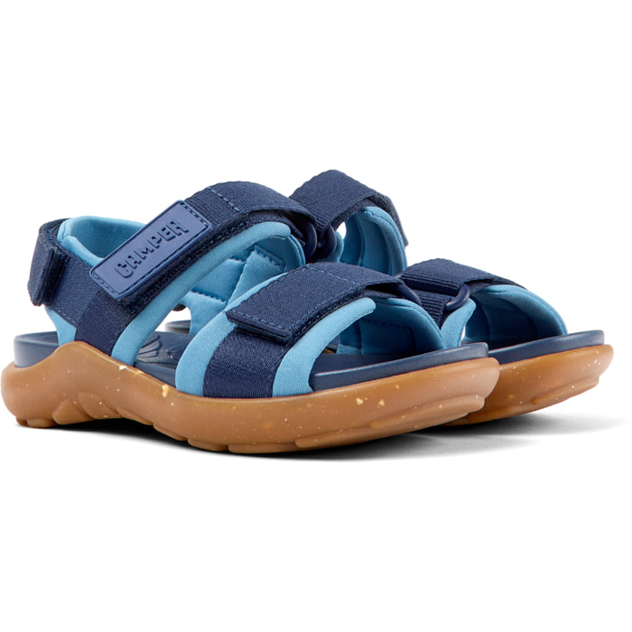 Sandalias - CAMPER Wous - Azul - Textil técnico (poliéster reciclado)