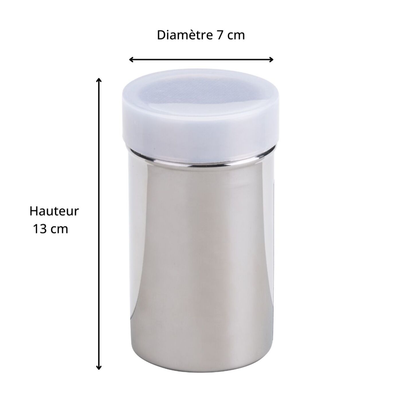 Ensemble de 2 Saupoudreuses filet avec couvercle Fackelmann Divers