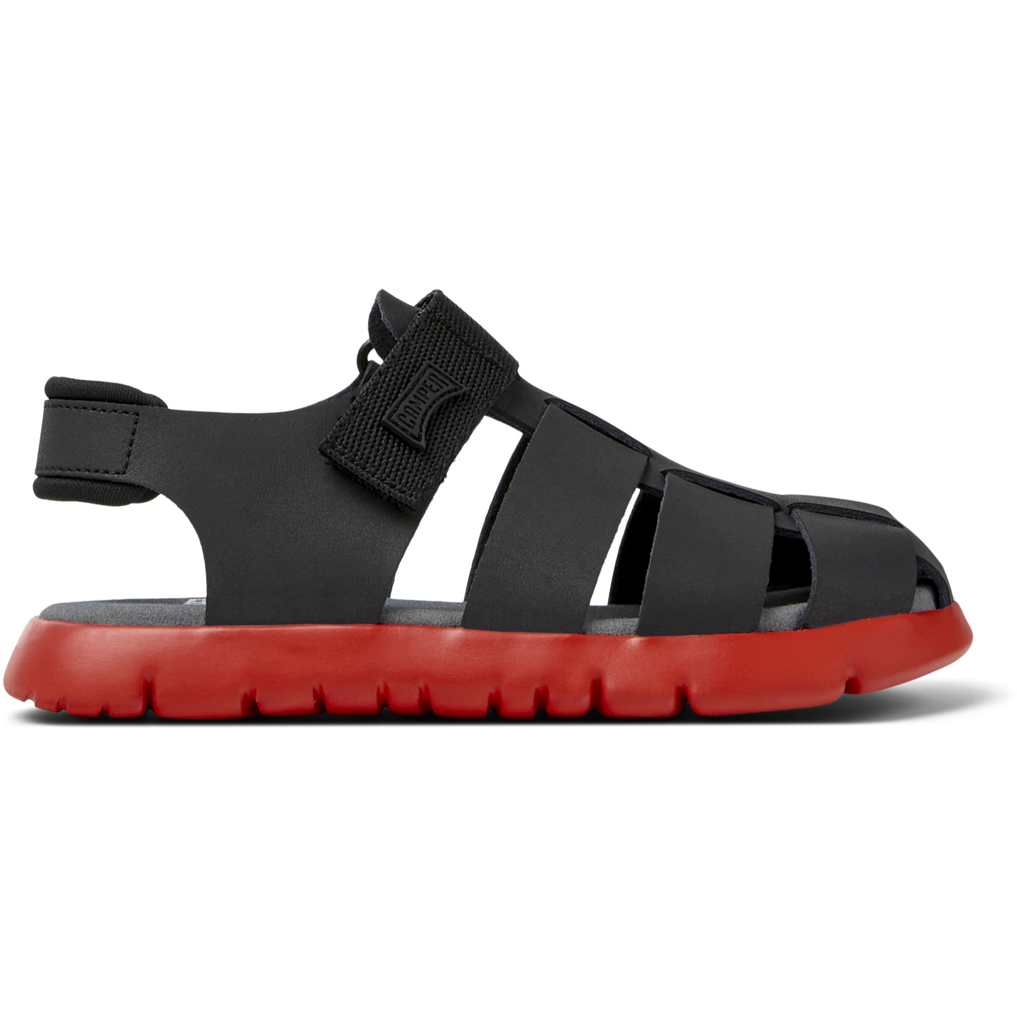 Sandali - CAMPER Oruga - Nero - Pelle scamosciata