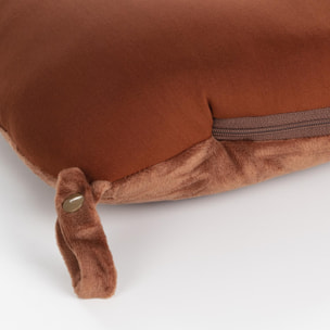 Oso de peluche convertible en almohada de viaje para cuello, 2 en 1.