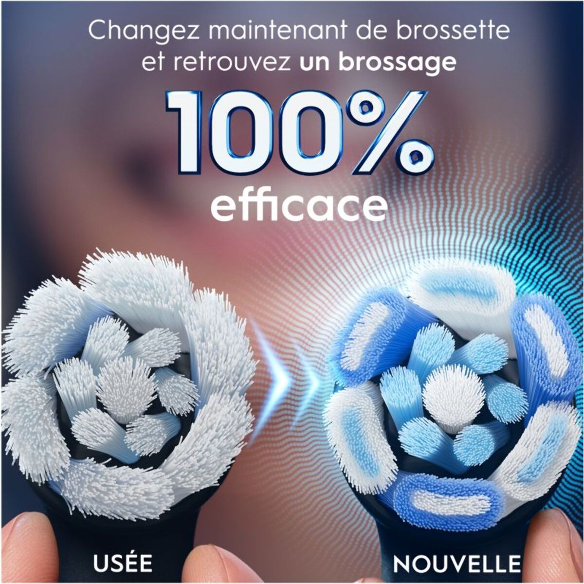 Brossette dentaire ORAL-B x6 Ultimate Clean Noir