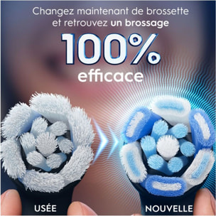Brossette dentaire ORAL-B x6 Ultimate Clean Noir