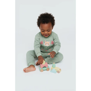 Felpa e jogger per neonato Autumn Buddy