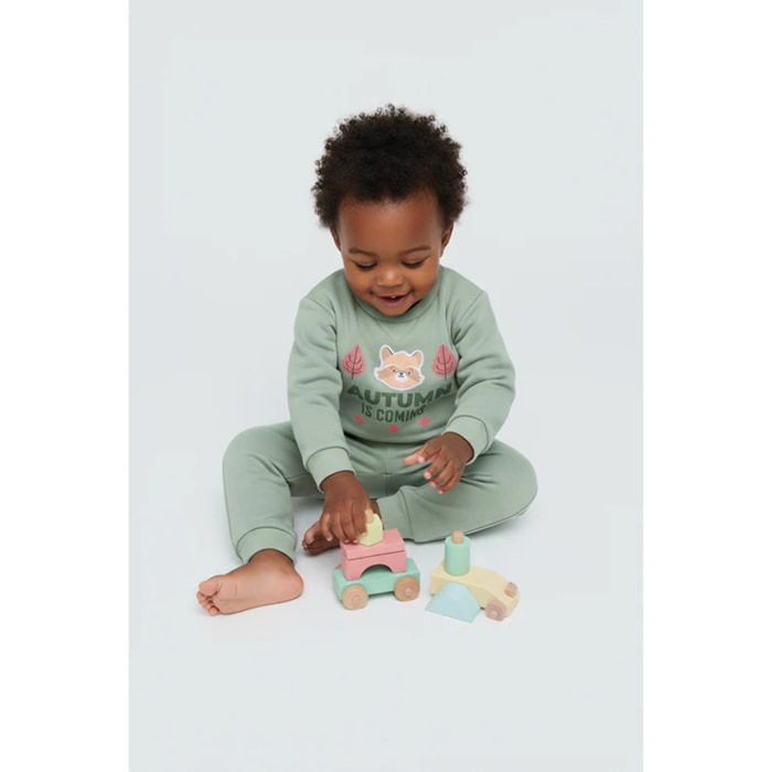 Felpa e jogger per neonato Autumn Buddy
