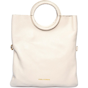 Borsa a mano Carla Ferreri Beige