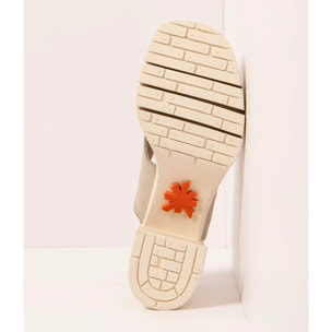 Sandalias con tacón 1990 NOBUCK BONE / EIVISSA color Bone