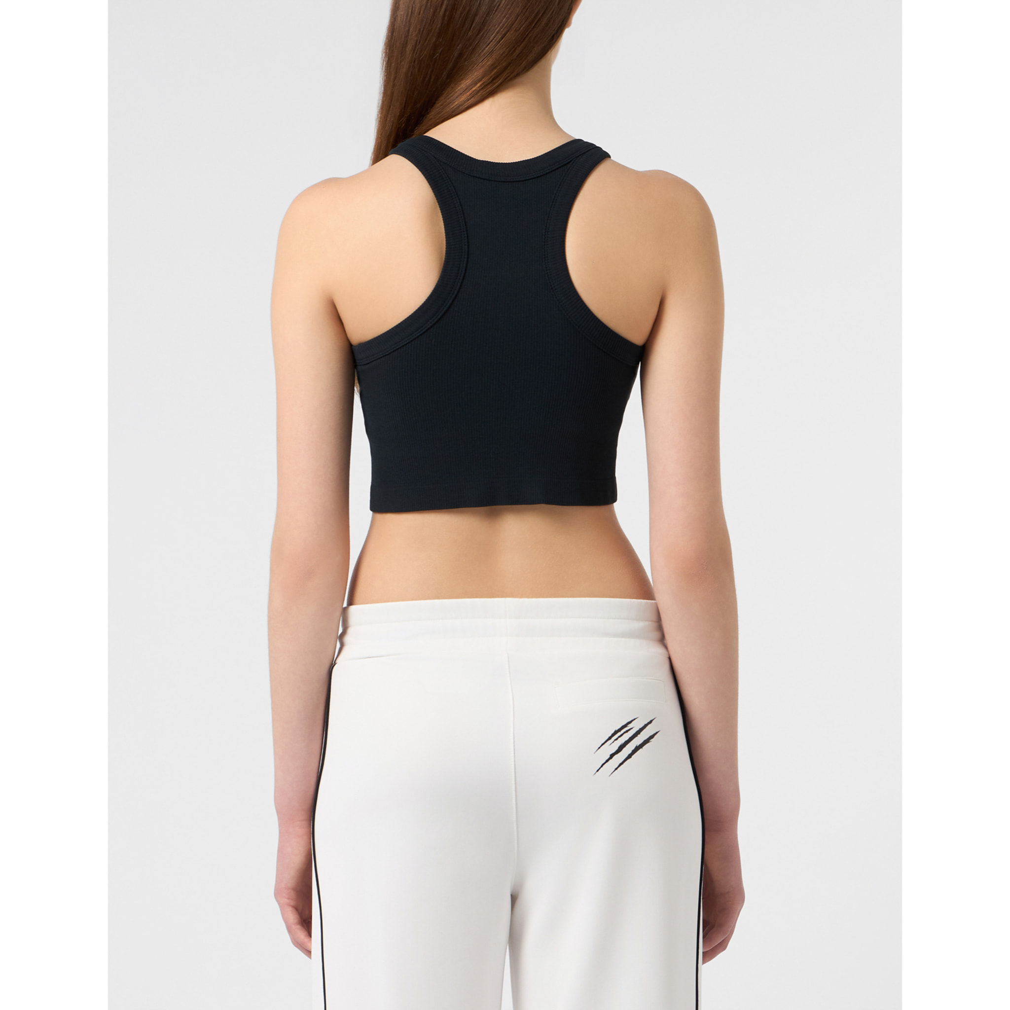 PLEIN SPORT Ribbed Tank Top