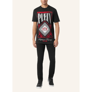 PHILIPP PLEIN T-Shirt Round Neck RACING