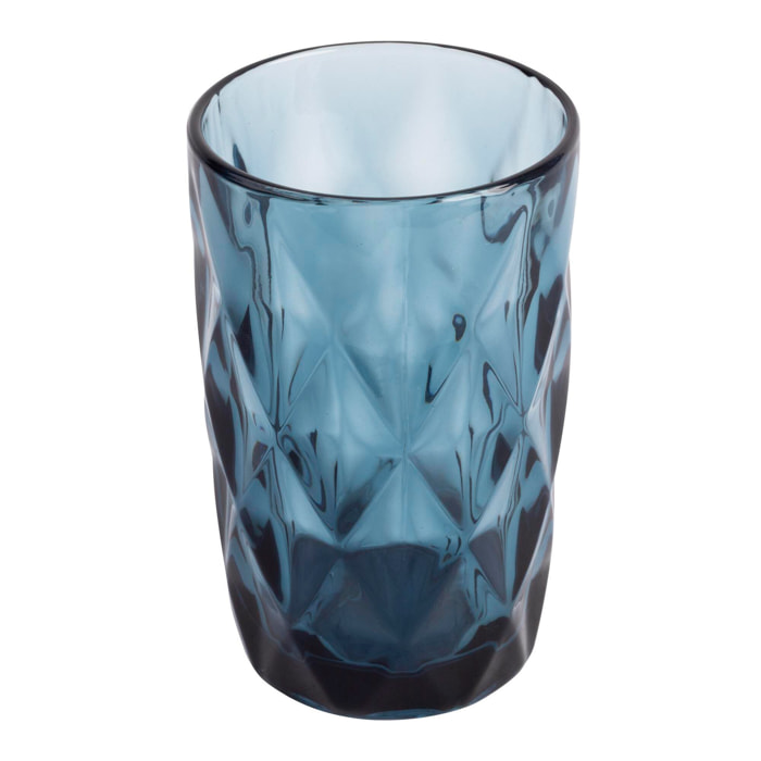 Juego de vasos de cristal de 350ml Azul San Ignacio