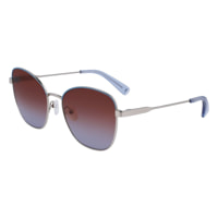 Longchamp - lunettes de soleil - gris - Couleur des verres : rouge - indice solaire : cat. 2