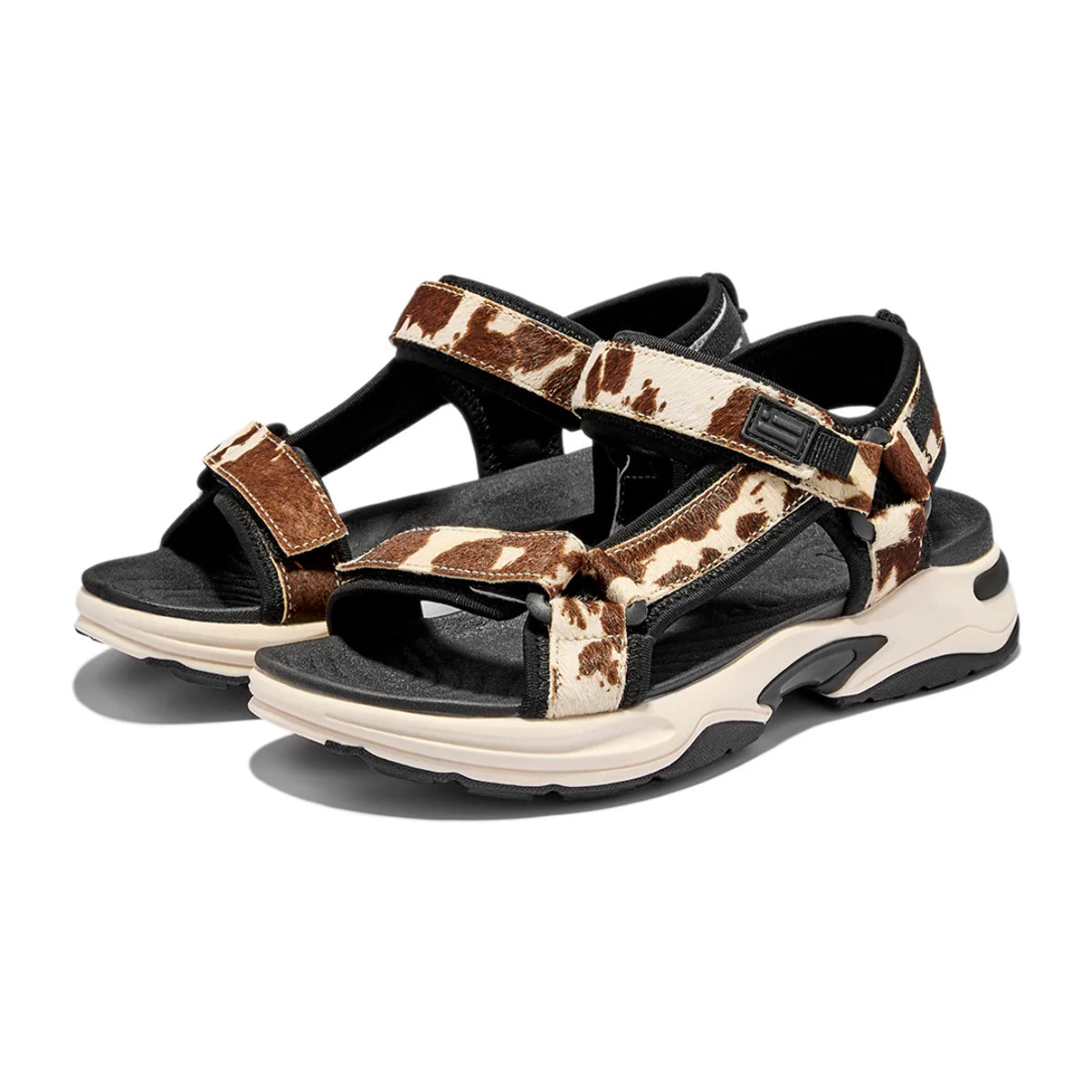 Sandalias Deportivas de Mujer con Estampado de Vaca