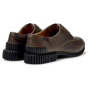Zapatos de cordones - CAMPER Pix - Beige - Piel nobuk