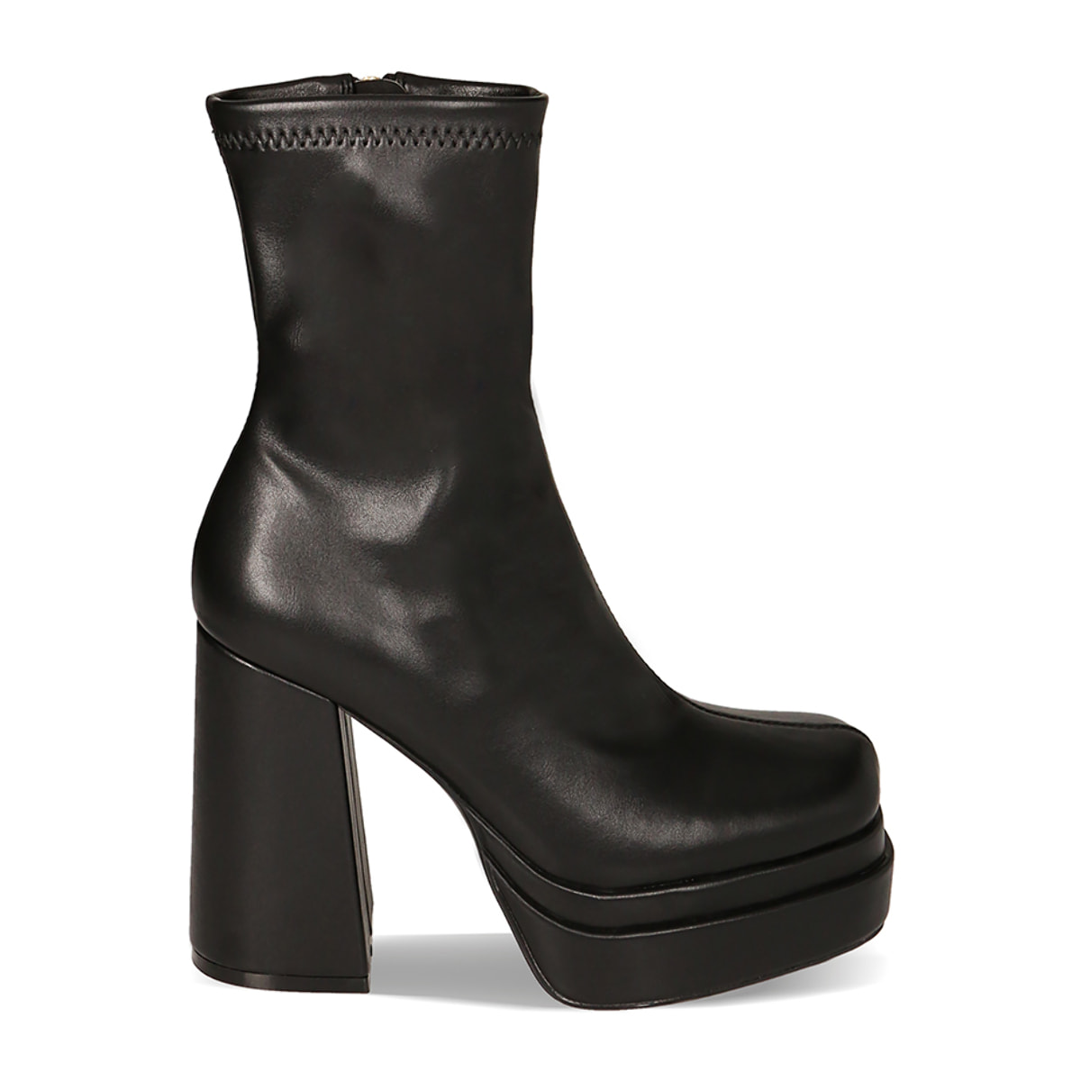 Botines plataforma negro tacón 9 cm