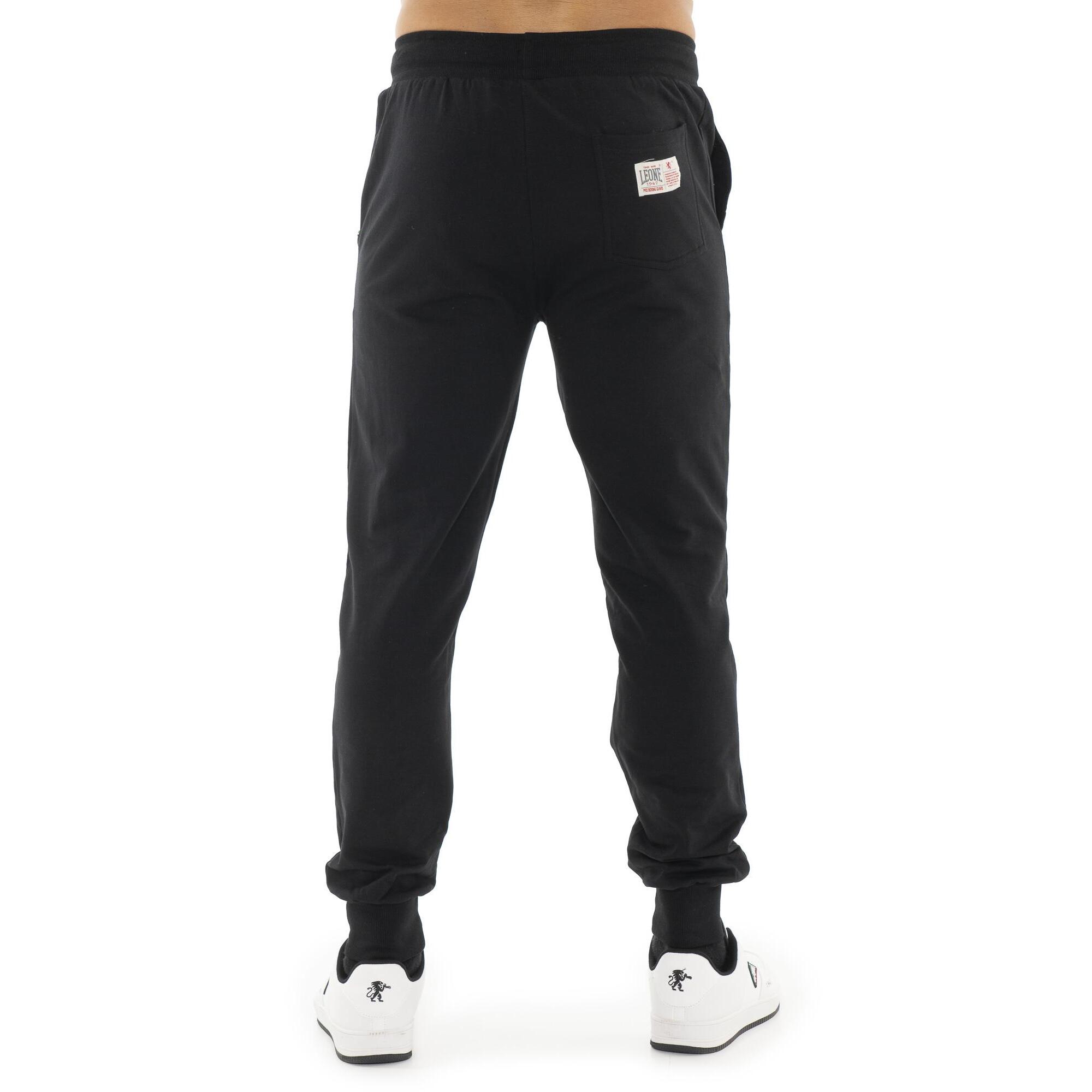 Pantalone sportivo invernale da uomo con polsino e logo grande 'Basic'