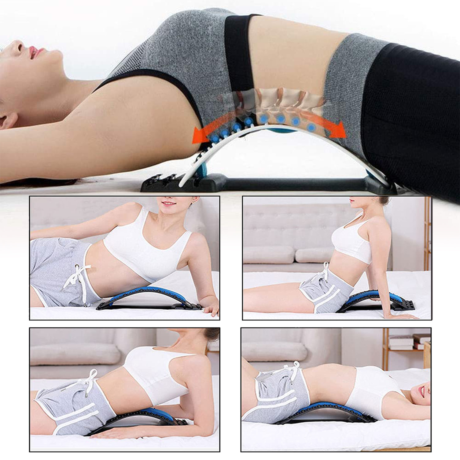 Massaggiatore per trazione lombare e agopuntura con terapia magnetica e fisioterapia cervicale