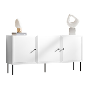 Lavaggi - buffet bas - 3 portes - 150 cm - Blanc