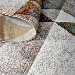 Tapis petites dimensions Keju aux motifs géométriques