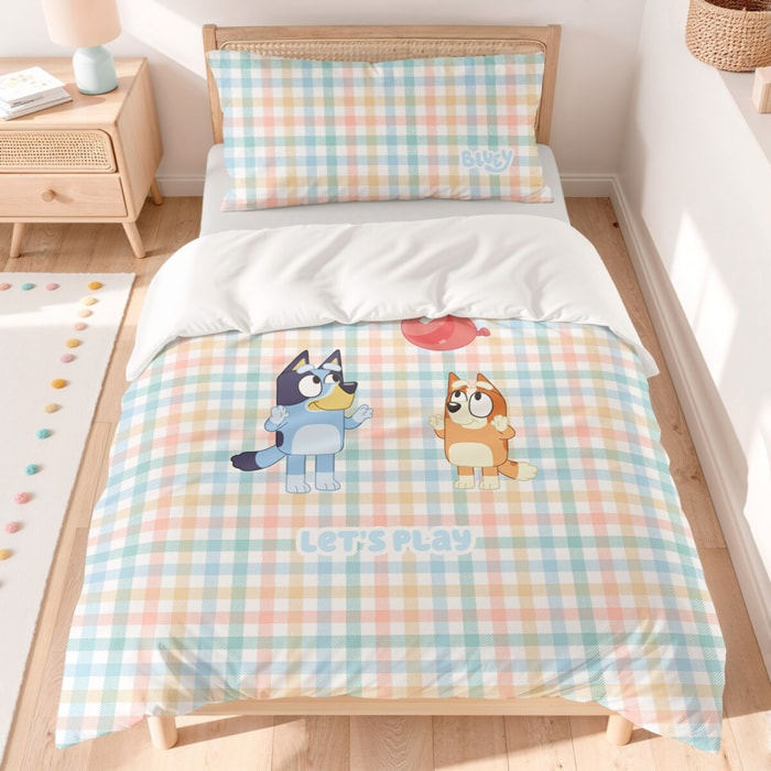 Funda nordica BLUEY + funda almohada 65x65
