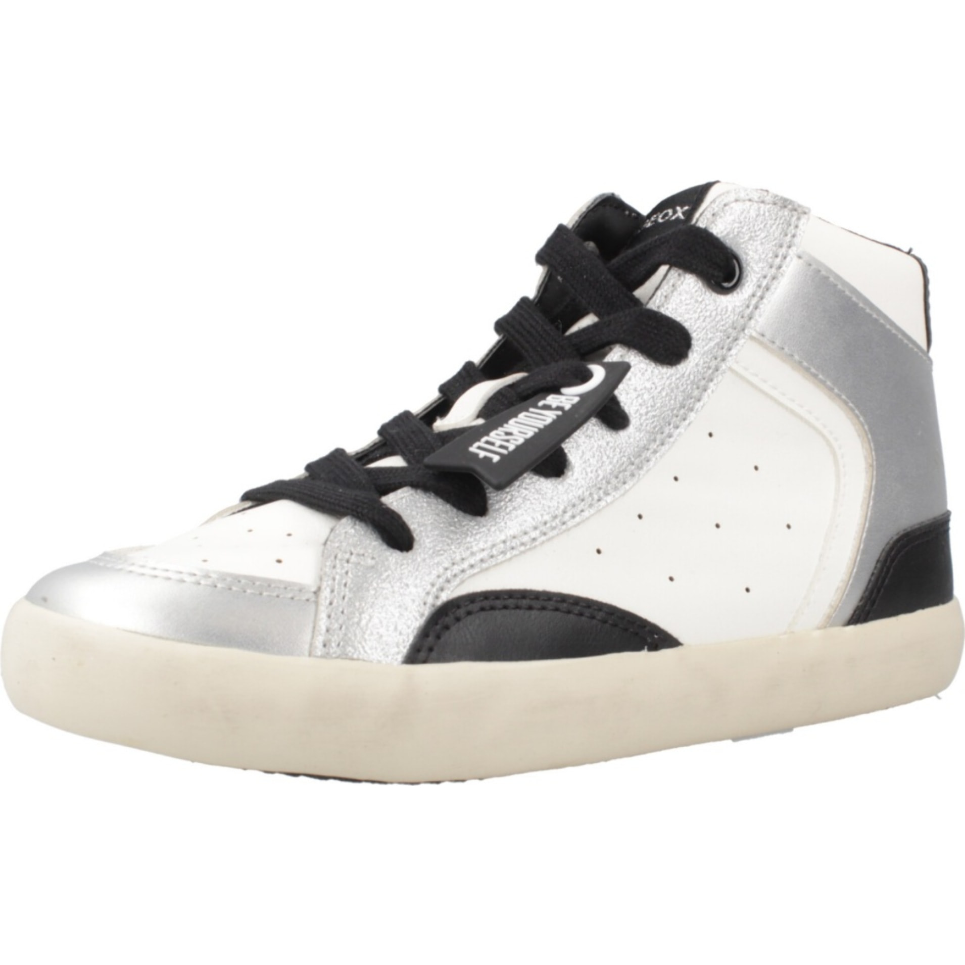 Zapatillas Niña de la marca GEOX  modelo J GISLI GIRL BLANCO