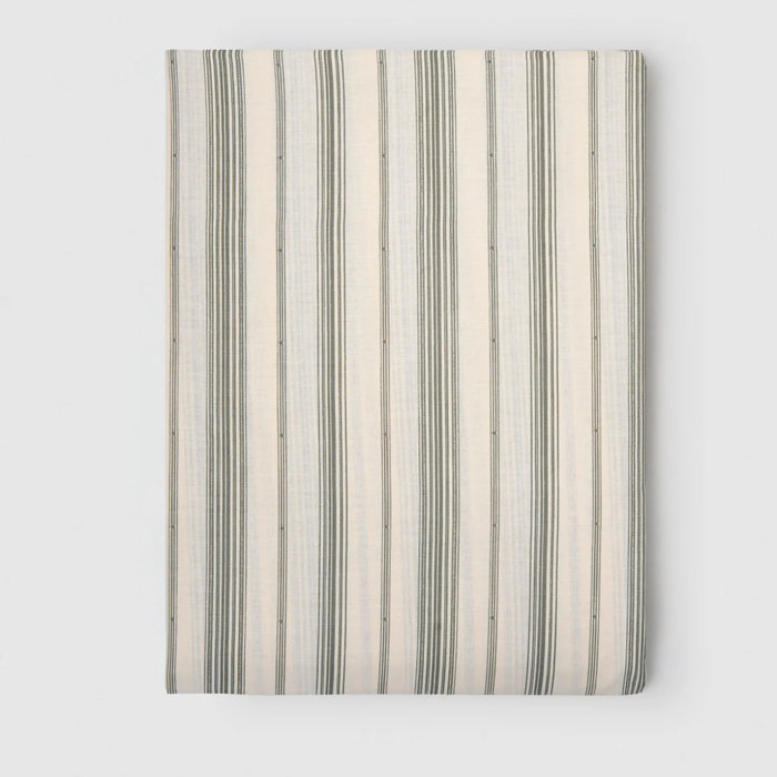 Set di lenzuola in cotone 100% raya legua verde Secco