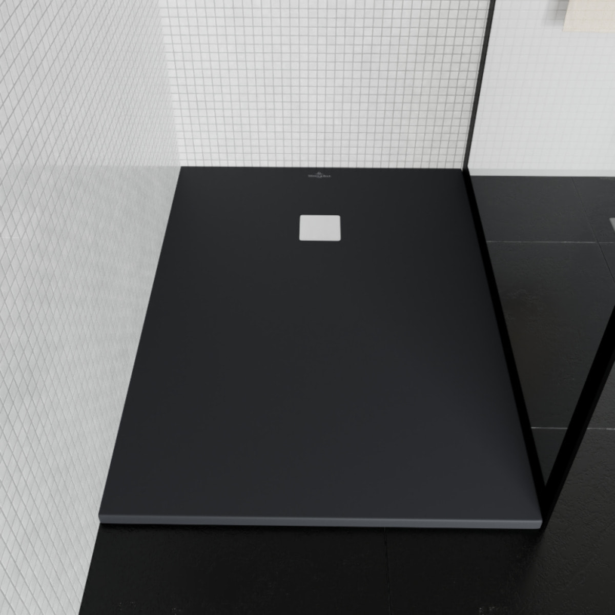 Receveur découpable Exclusive anthracite