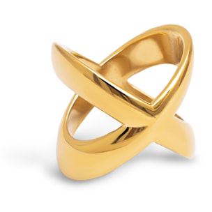 Bague Always Acier Plaqué Or