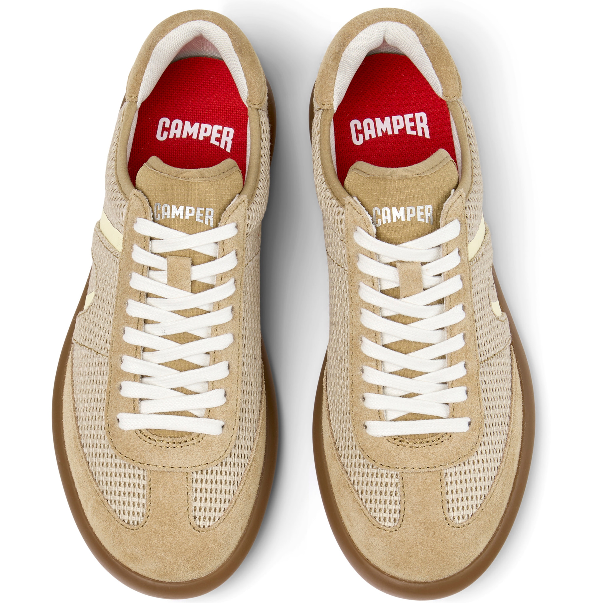 Zapatillas - CAMPER Pelotas Soller - Marron - Textil natural