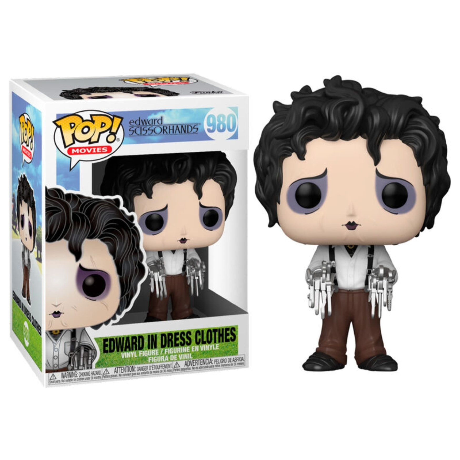 Edward Mani di Forbice Funko Pop Film Vinile Figura Edward in Abiti Eleganti 9 cm