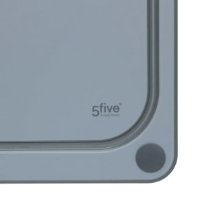 Planche à découper "Néo 2" en plastique gris 29,8x23,5cm