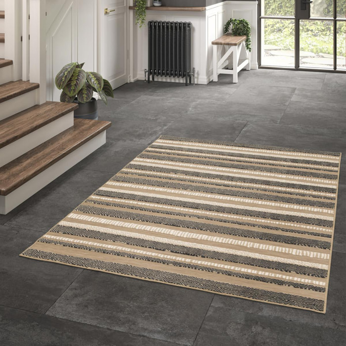 Tapis extérieur tissé kilim rectangle TOCE