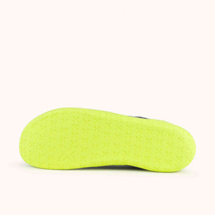 MUNICH FREESTEP 07 Zapatillas Wild Feet "Barefoot" color gris y amarillo flúor con puntera ancha