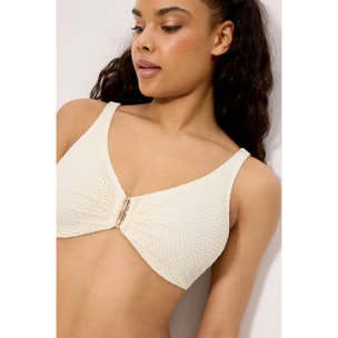 Top bikini contenitivo Beige