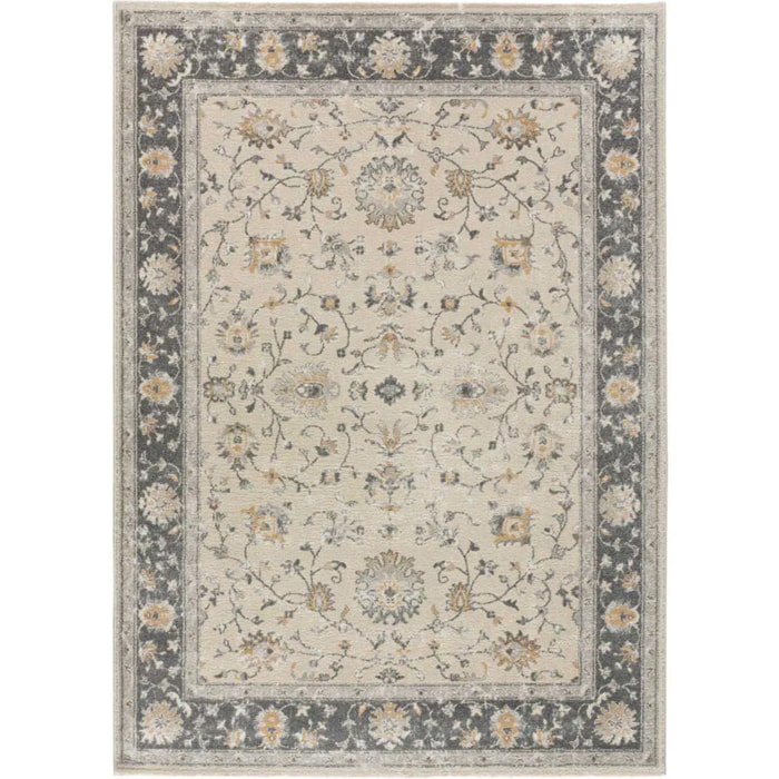 SENSATION Alfombra con juego de texturas y relieves en color beige, varias medidas disponibles.