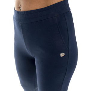 Pantaloni da donna in cotone non Felpeto dritti Leone Basic