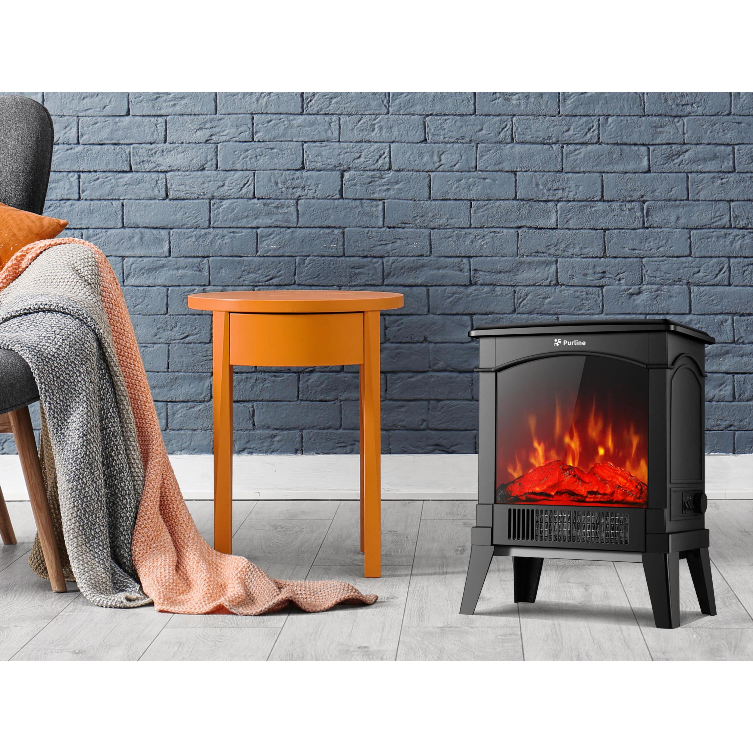 Cheminée électrique compacte sur pied 1500 W