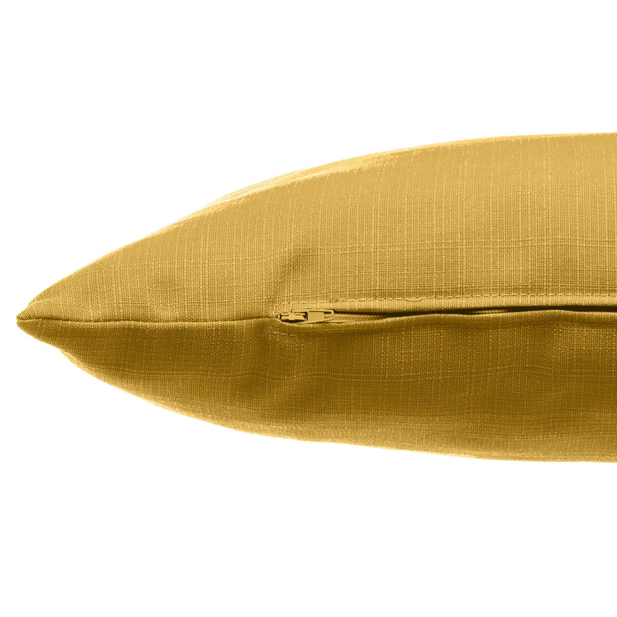 Coussin déco d'extérieur "Korai" jaune moutarde 30x50cm en polyester