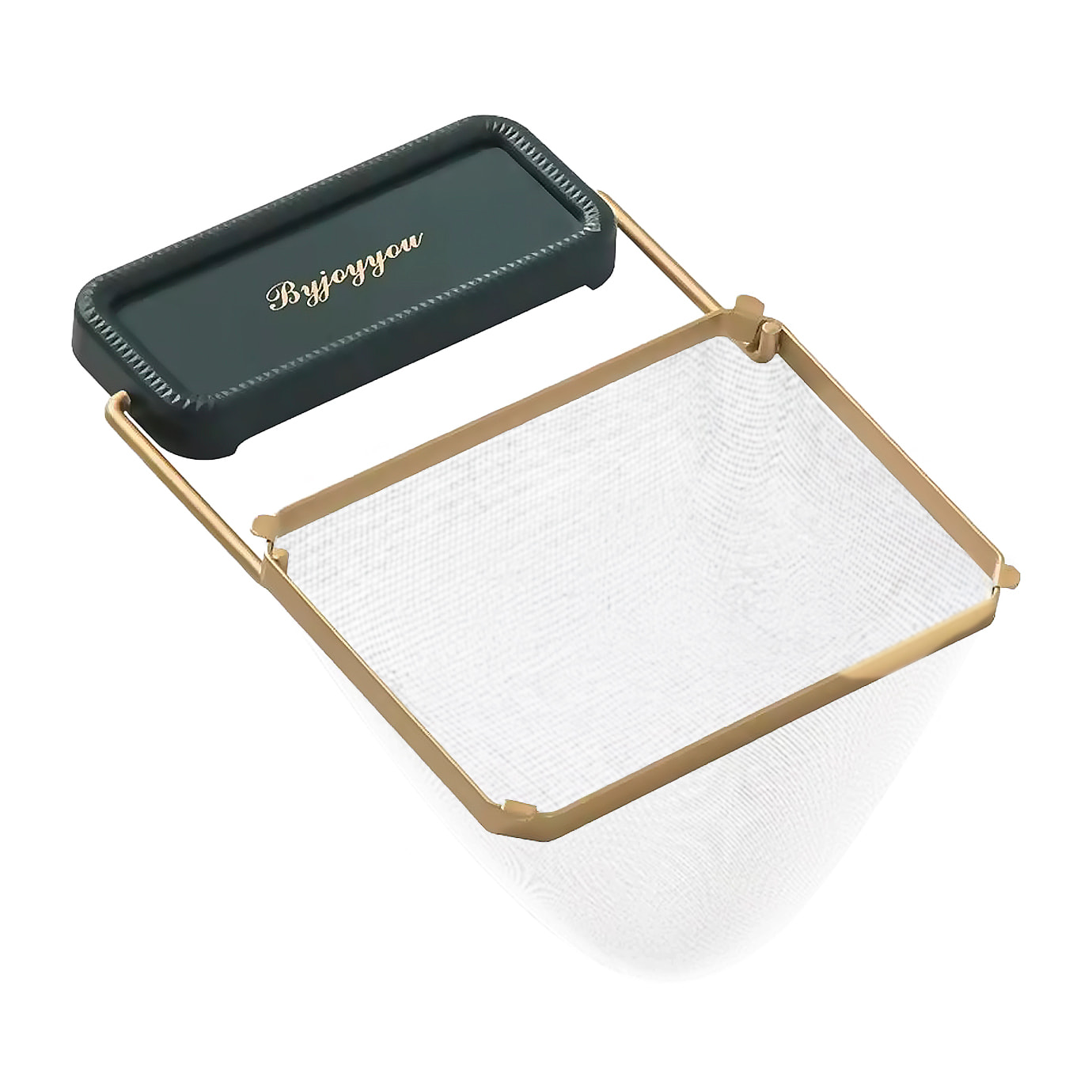 Colador elevable de metal para fregadero con 50 filtros reutilizables incluidos. Diseño práctico que facilita el drenaje y permite ahorrar espacio tras su uso.