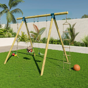 Portique bois 2,30 m Topwood ALTI 2 - 4 enfants