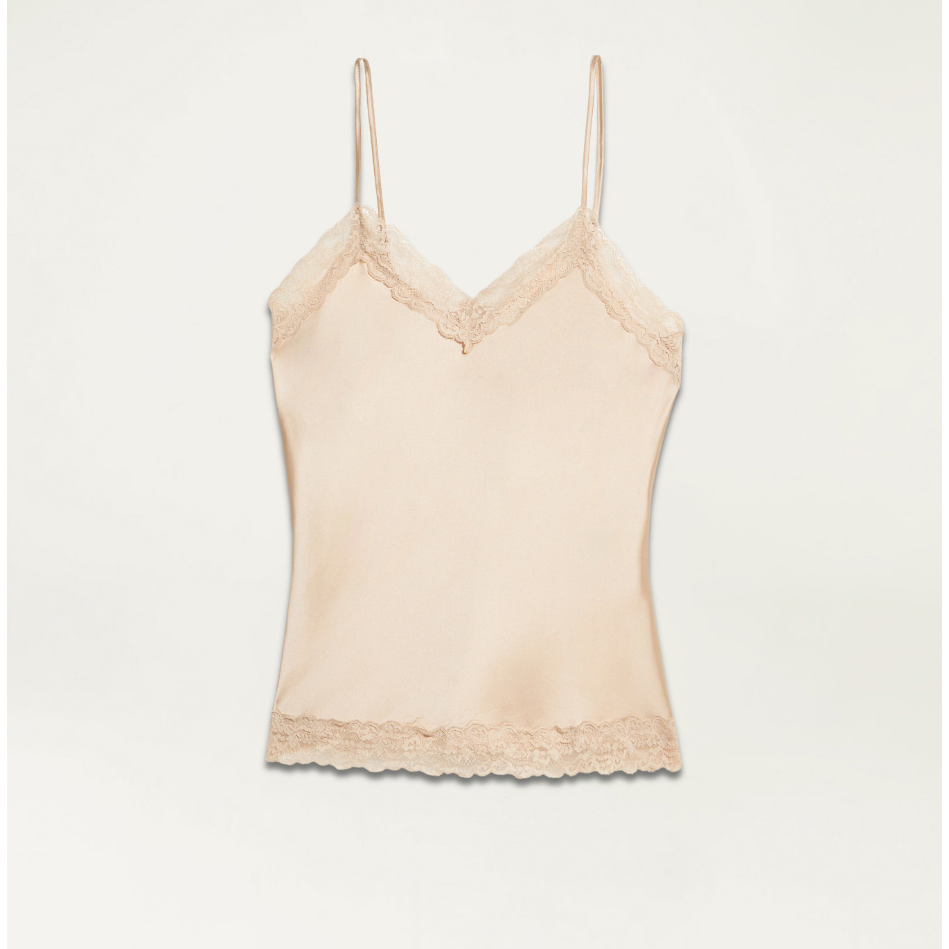 Oltre - Top lingerie in raso e pizzo - Rosa