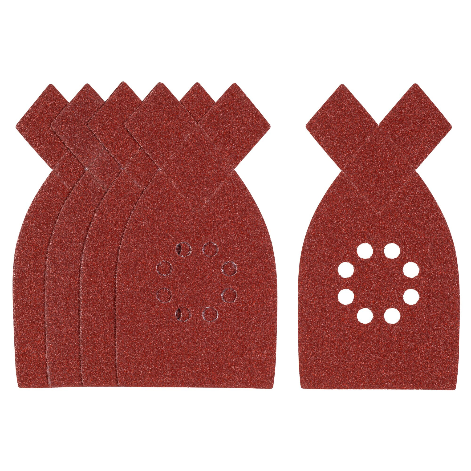 Stanley 5 abrasifs corindons pointus qualité supérieure auto-agrippants grain 80
