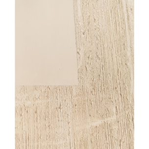 Tableau beige-marron décoratif sur coton avec cadre en bois peint à la main à la peinture à l'huile en différentes tailles
