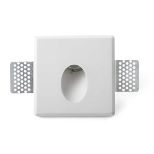 TUK Lampe encastrable plâtre blanc