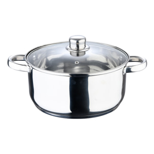 Set 9pc bateria acero inox ind cassel