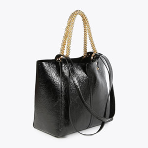 Borsa media metallizzata