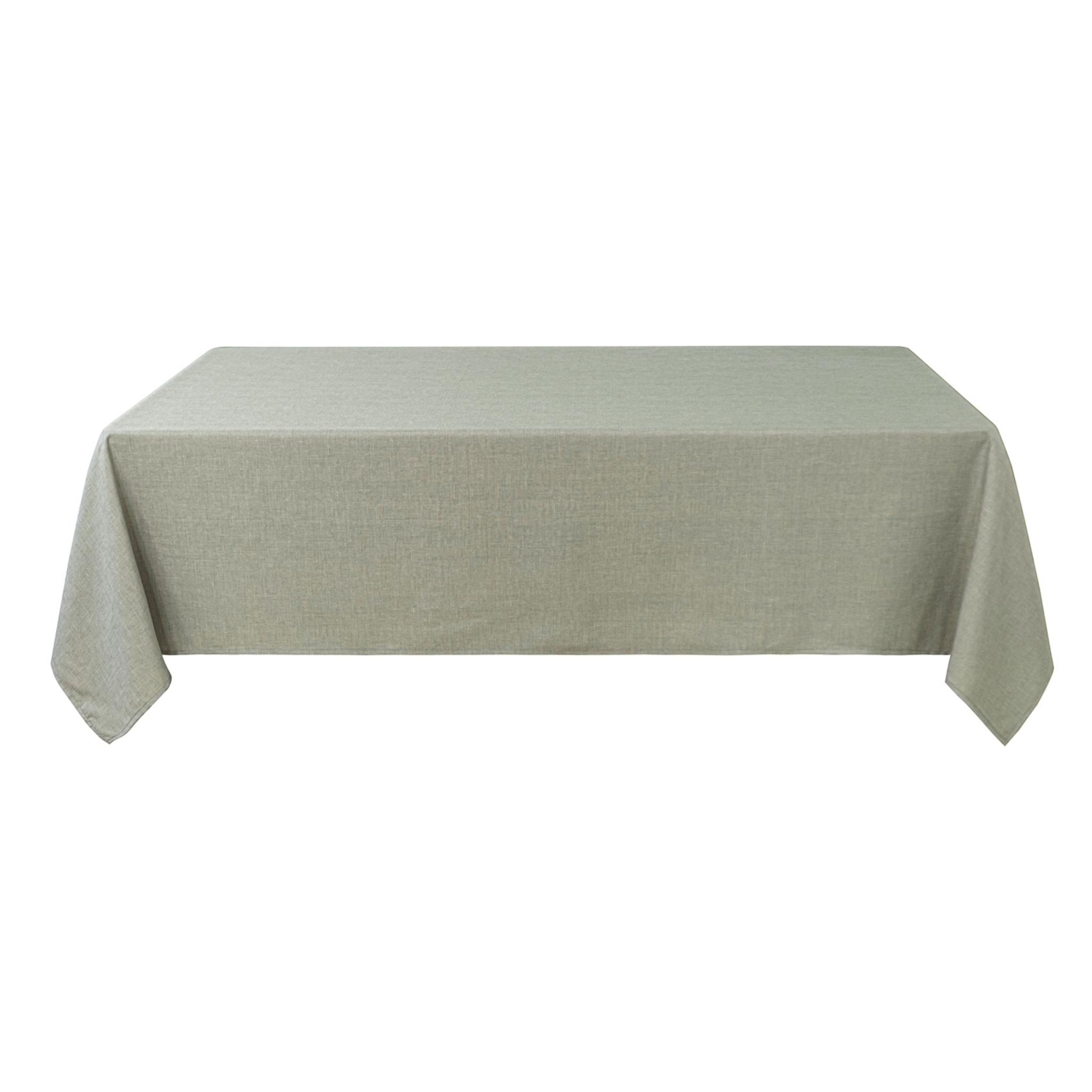 Nappe anti tâches et infroissable  -  - Effet chiné - Gris Perle