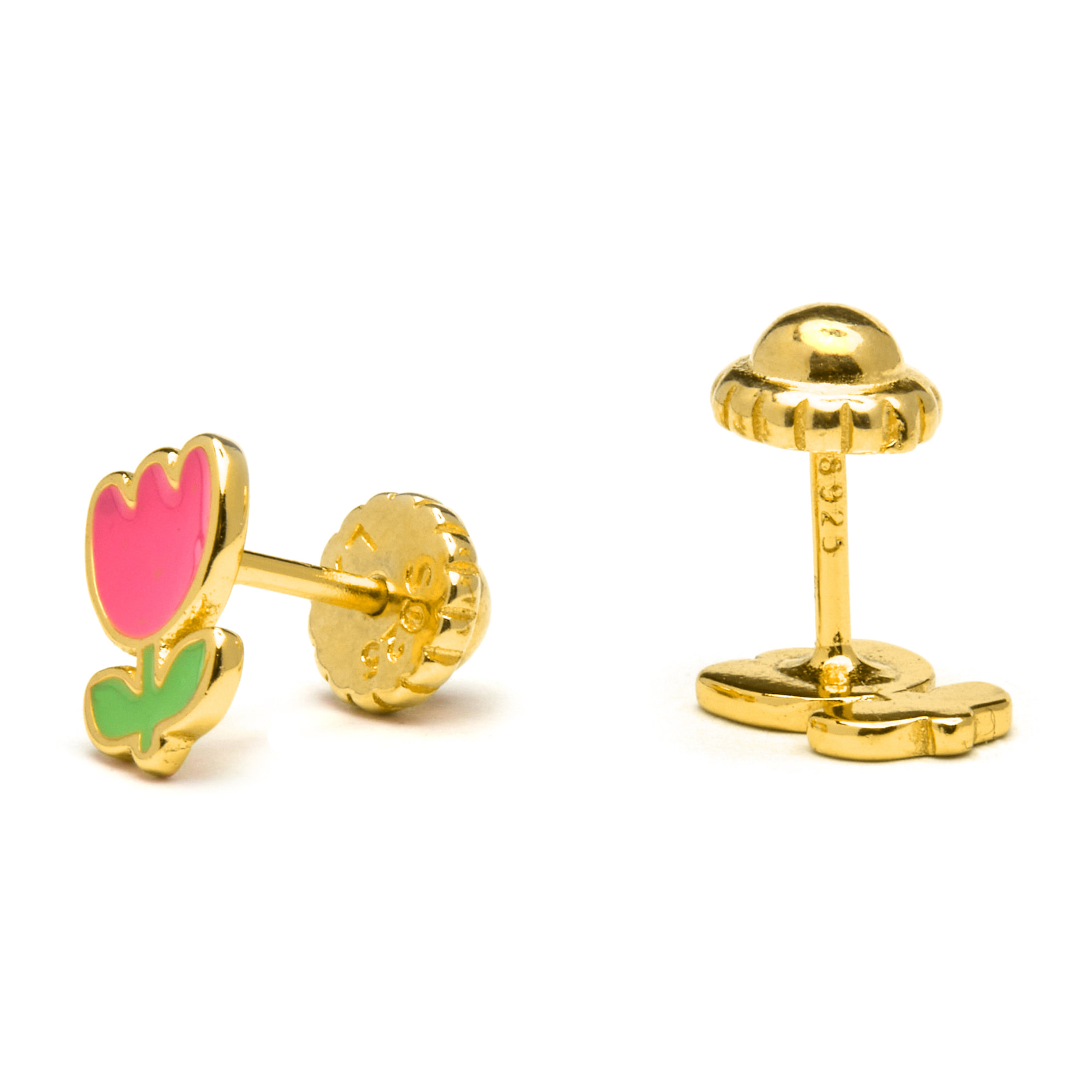 Pendientes Liris acabado oro amarillo 18k