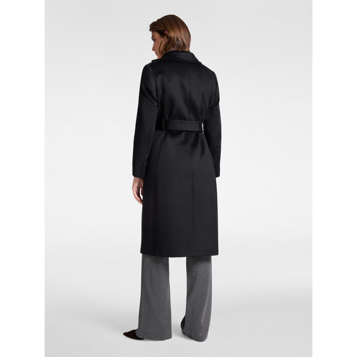 Elena Mirò - Cappotto in lana - Nero