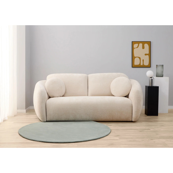 Sofá Cama Luxe - Apertura Italiana - Colchón Matrimonio - Tejido Hoary Lavable - 2 Cojines incluídos - Múltiples colores - 5 Años de Garantía